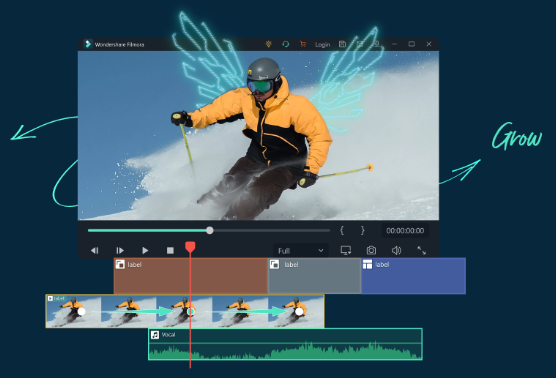 a screenshot of a video editing